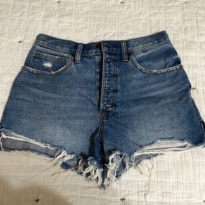 Abercrombie & Fitch Natural Rise denim shorts. Size 4/27
